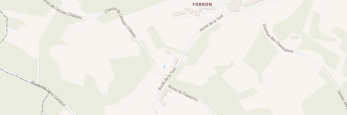 Plan du 26 Fordon Sud à Bouzic