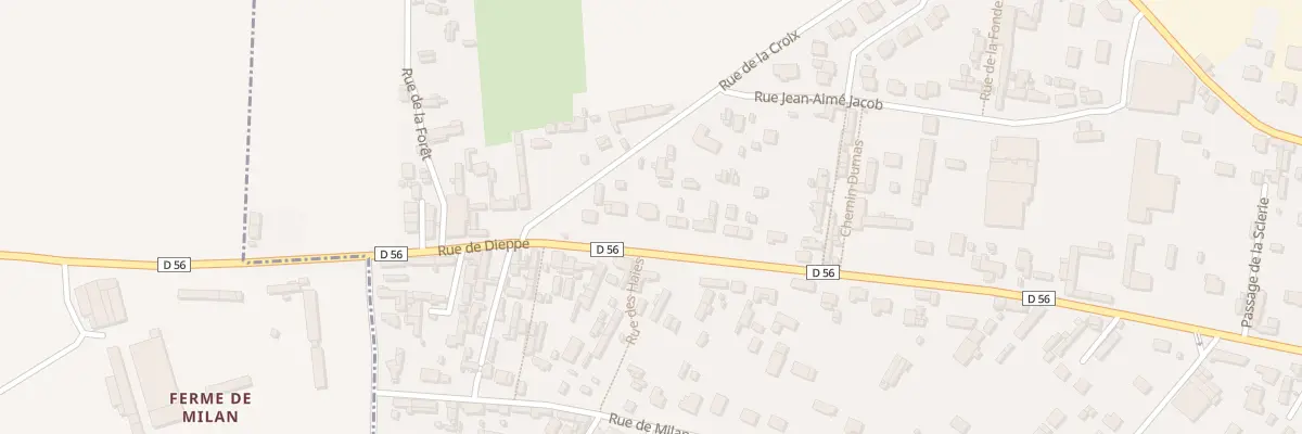 Plan du 396 Rue de Dieppe à Saint-Nicolas-d’Aliermont