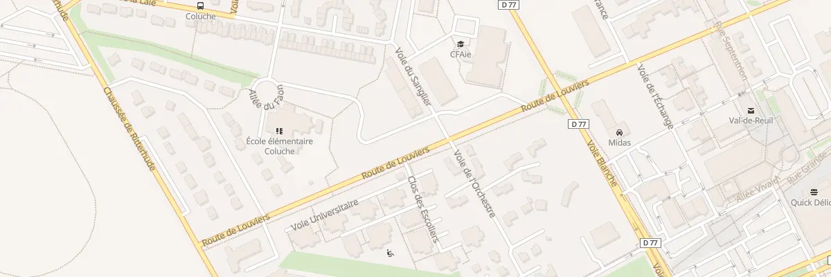 Plan du 3 Rue Renard à Val-de-Reuil