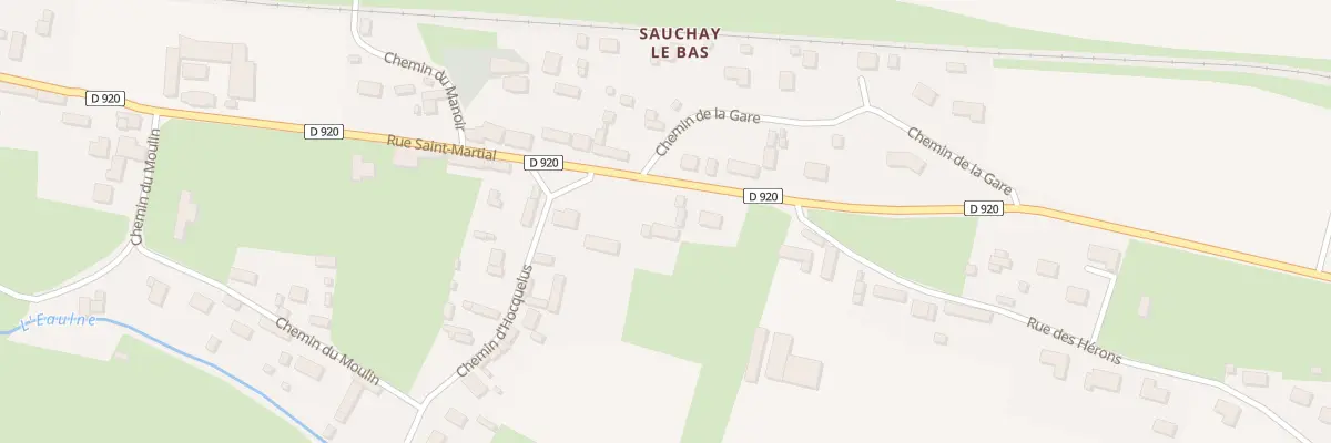 Plan du 5061 Sauchay Le Bas à Sauchay