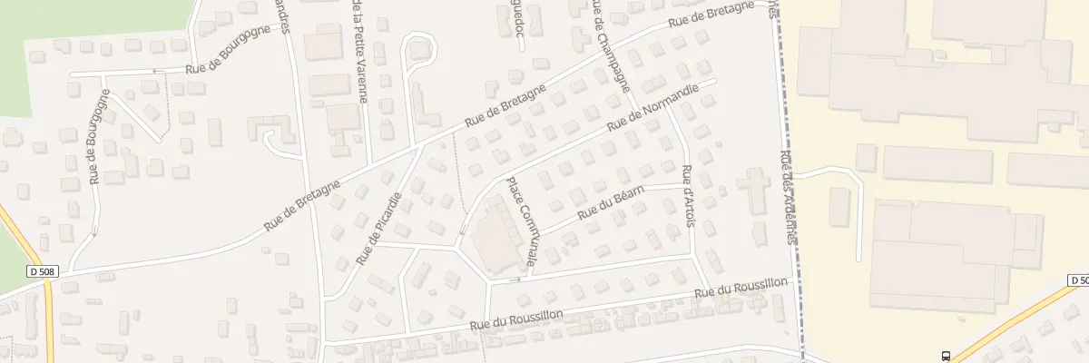Plan du 1 Rue de Normandie au Manoir
