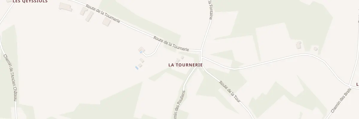 Plan du 45 Rte de la Tournerie à Bouzic