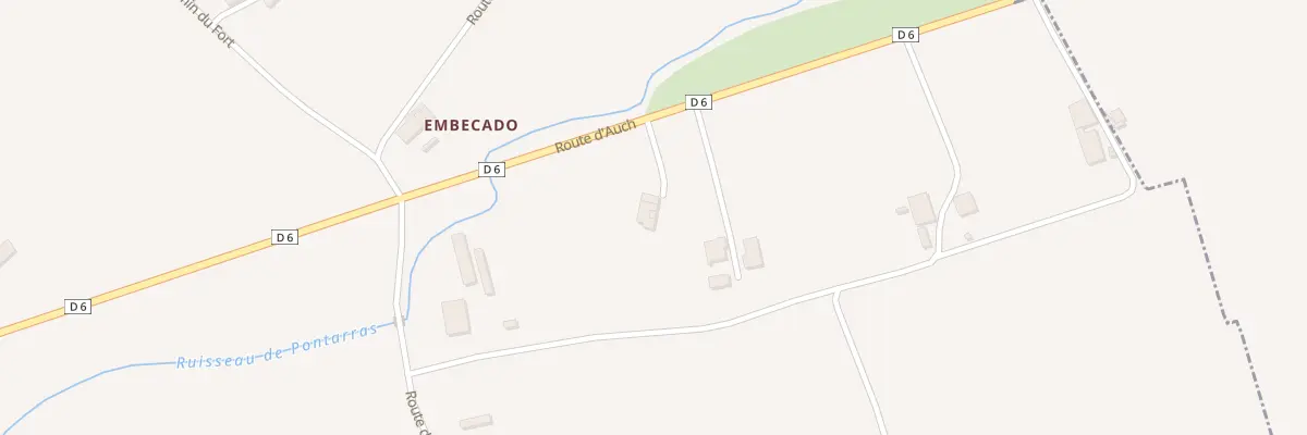 Plan du 3720 Rte d’Auch à Savenès