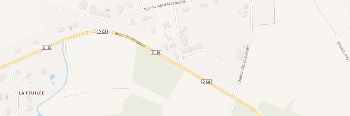 Plan du 1 Rue Morterolles d’Arthugeras à Couzeix