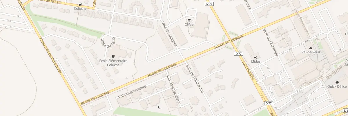 Plan du 1 Rue Renard à Val-de-Reuil