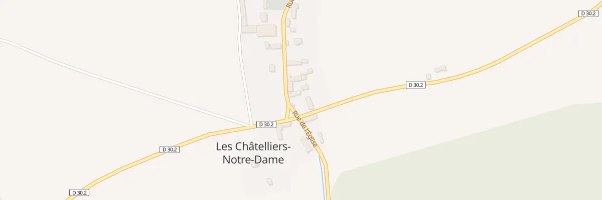 Plan du 6 Rue de l’Eglise aux Châtelliers-Notre-Dame