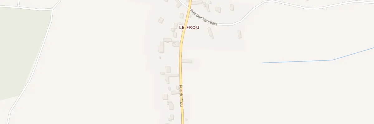 Plan du 18 Rue du Frou aux Châtelliers-Notre-Dame