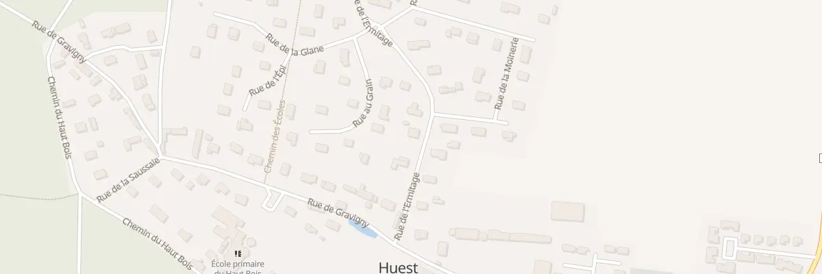 Plan du 5 Rue de l’Ermitage à Huest