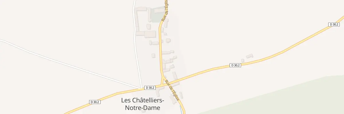 Plan du 10 Rue de l’Eglise aux Châtelliers-Notre-Dame