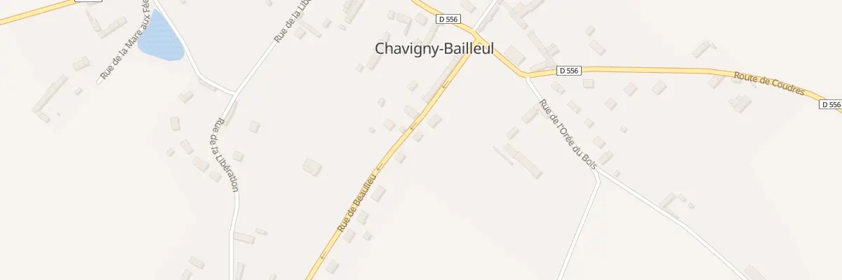 Plan du 3 Rue de Beaulieu à Chavigny-Bailleul