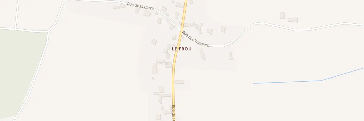 Plan du 22 Rue du Frou aux Châtelliers-Notre-Dame