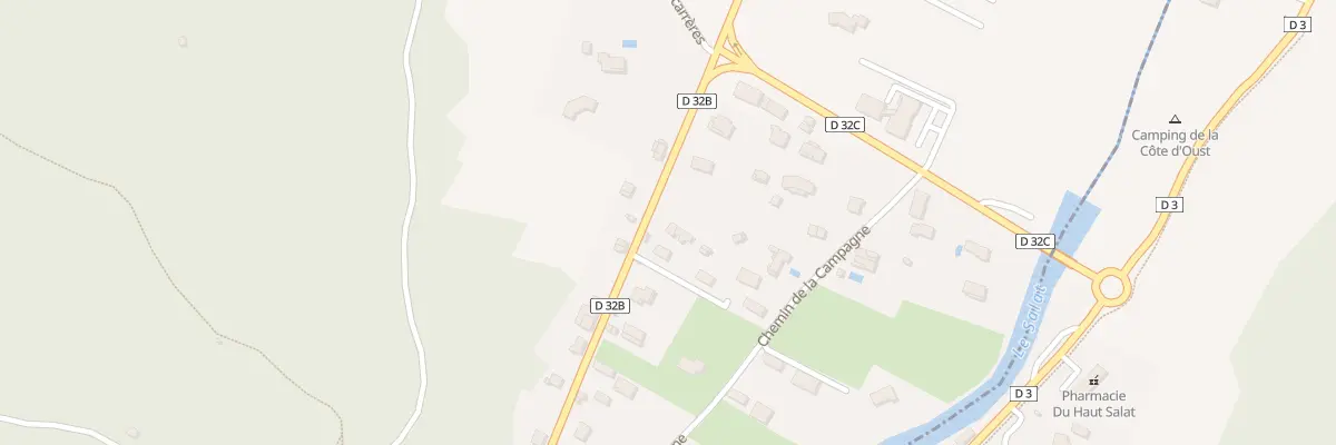 Plan du 5742 Rue du Fons de Seix à Seix