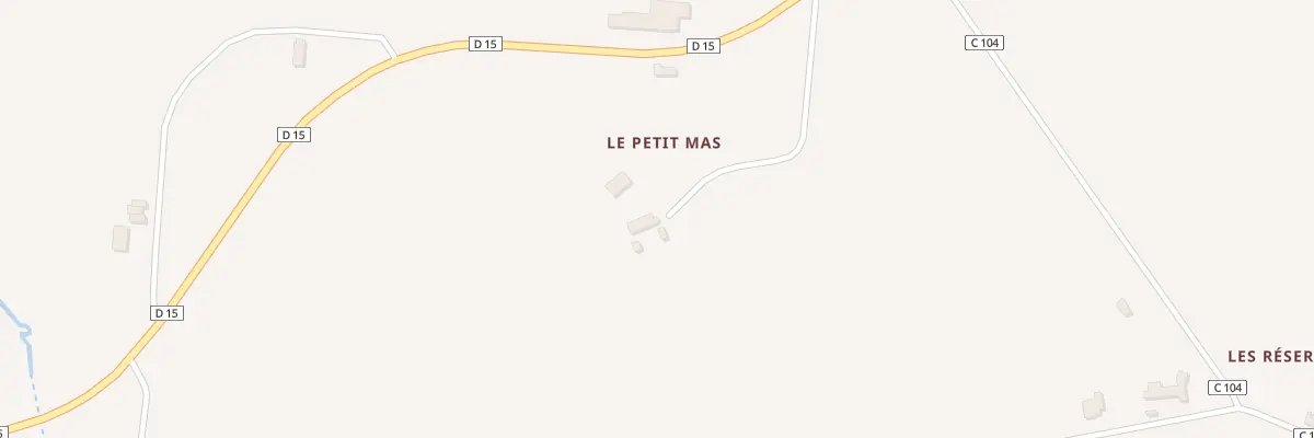 Plan du 8 Le Petit Mas à Nexon