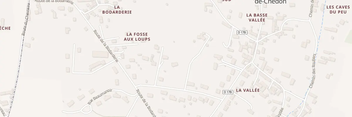 Plan du 15 Rue des Auboeufs à Saint-Julien-de-Chédon