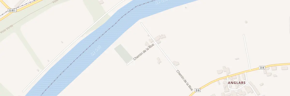 Plan du 5552F Camp Bas à Anglars-Juillac