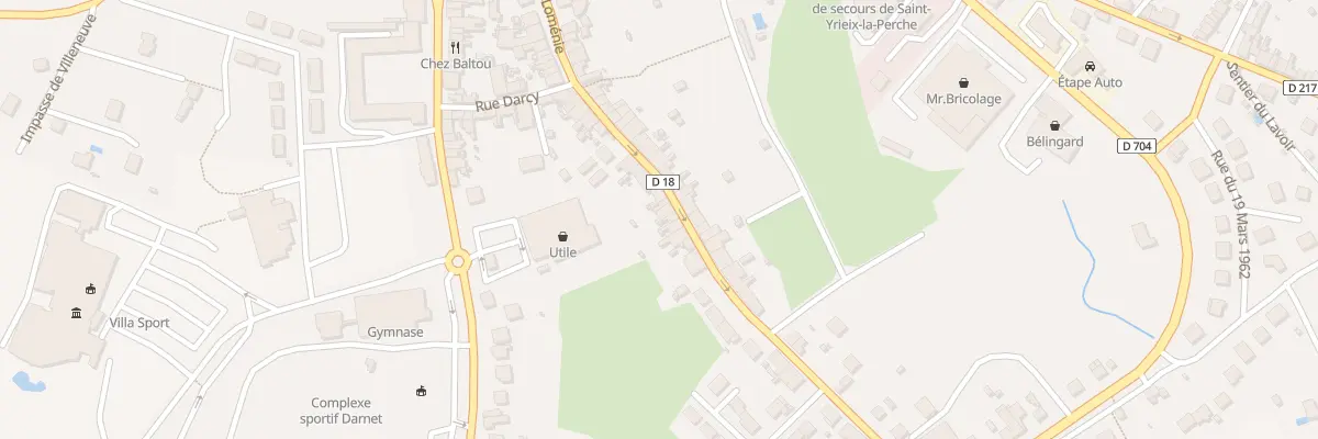 Plan du 26 Rue des Salines à Saint-Yrieix-la-Perche