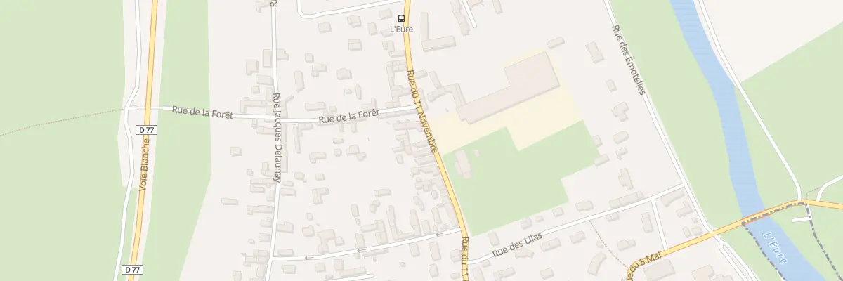 Plan du 87 Rue du Onze Novembre à Léry