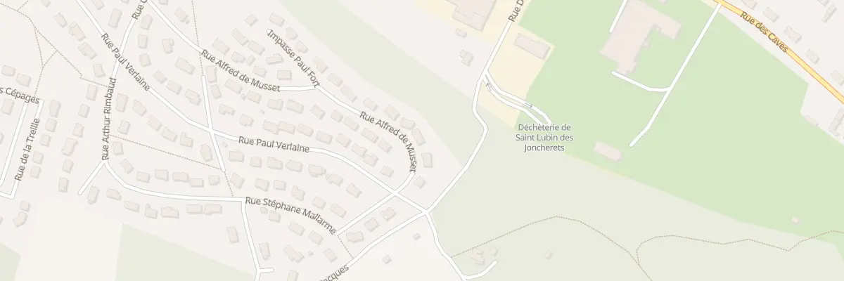 Plan du 21 Rue Alfred de Musset à Saint-Lubin-des-Joncherets