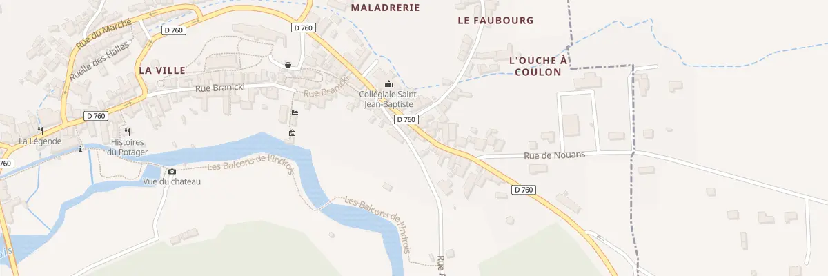 Plan du 3 Rue Abel Marinier à Montrésor