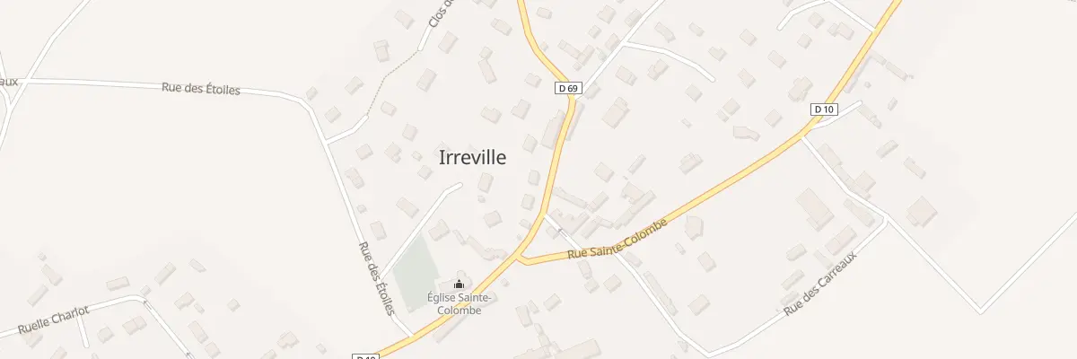 Plan du 9 Rue du Val de Cailly à Irreville