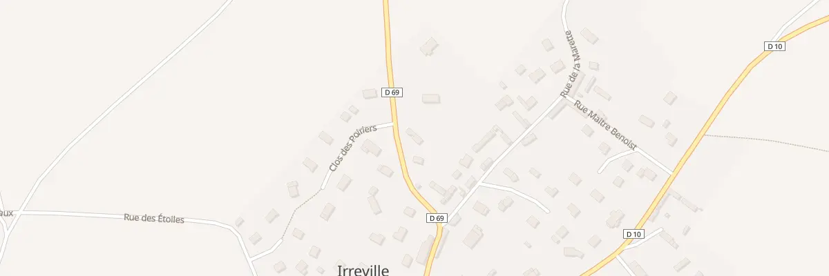 Plan du 8 Rue du Val de Cailly à Irreville