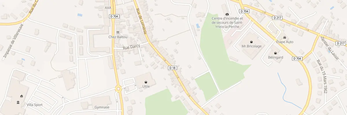 Plan du 19 Rue des Salines à Saint-Yrieix-la-Perche