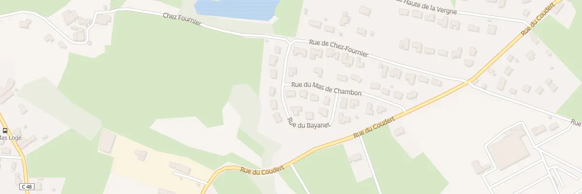 Plan du 1 Rue du Bayanet à Limoges