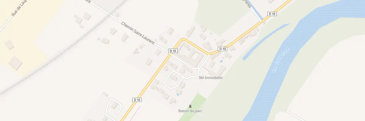 Plan du 6 Av Aristide Briand à Carbonne