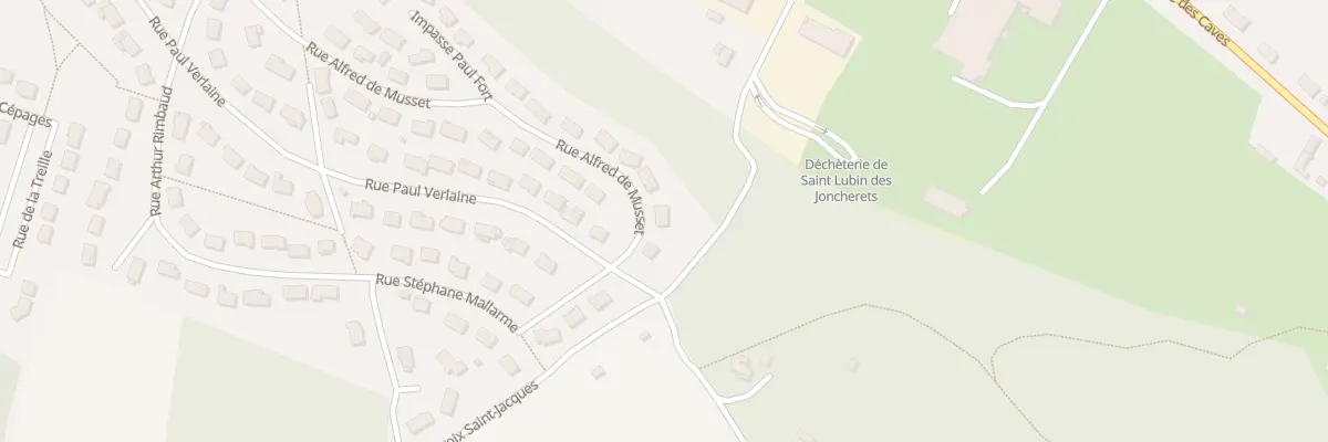 Plan du 23 Rue Alfred de Musset à Saint-Lubin-des-Joncherets