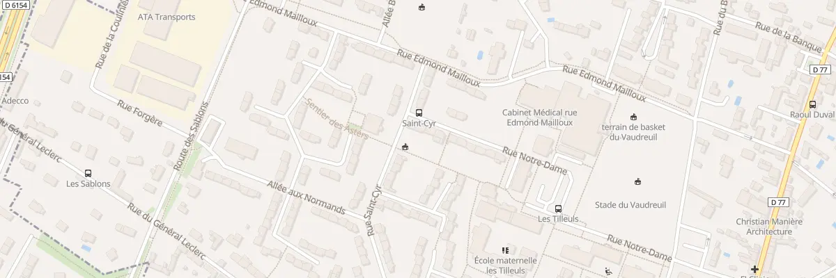Plan du 23 Rue Notre Dame au Vaudreuil