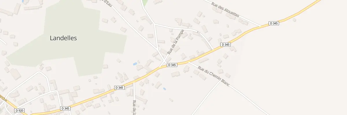 Plan du 2 Rue du Petit Château d’Eau à Landelles