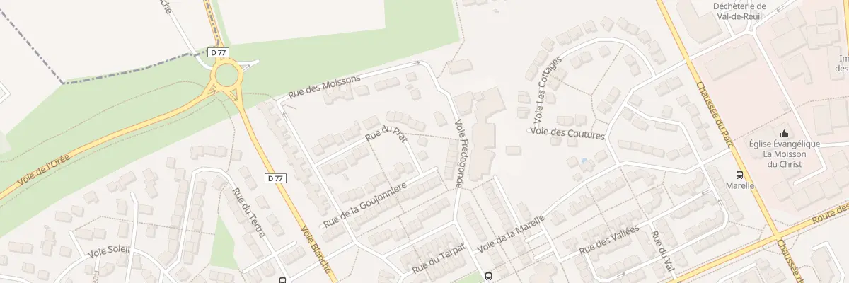 Plan du 4 Rue du Prat à Val-de-Reuil