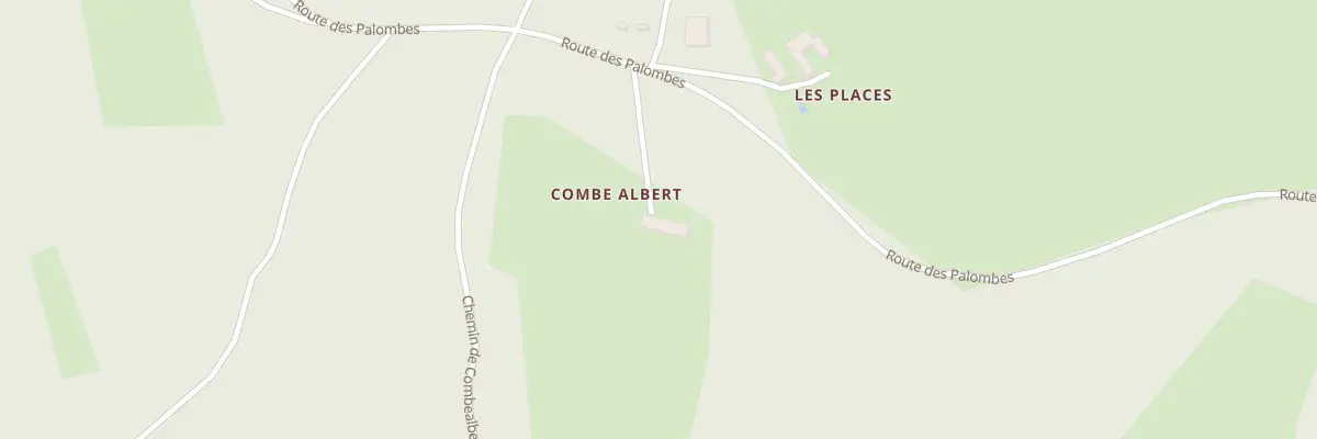 Plan du 61 Che de Combealbert à Aubas