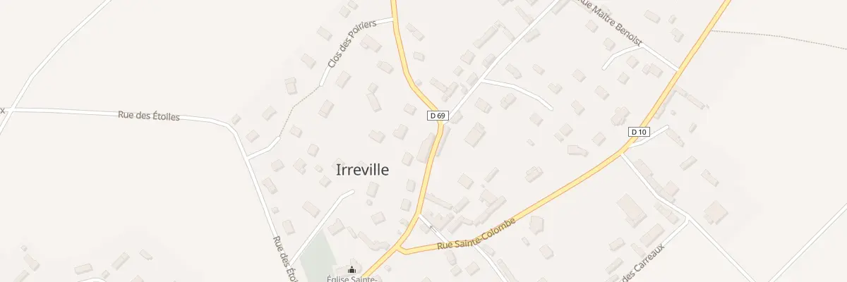 Plan du 11 Rue du Val de Cailly à Irreville