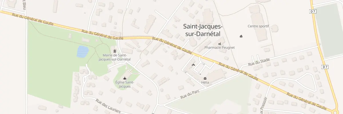 Plan du 1040 Rue du Gen de Gaulle à Saint-Jacques-sur-Darnétal