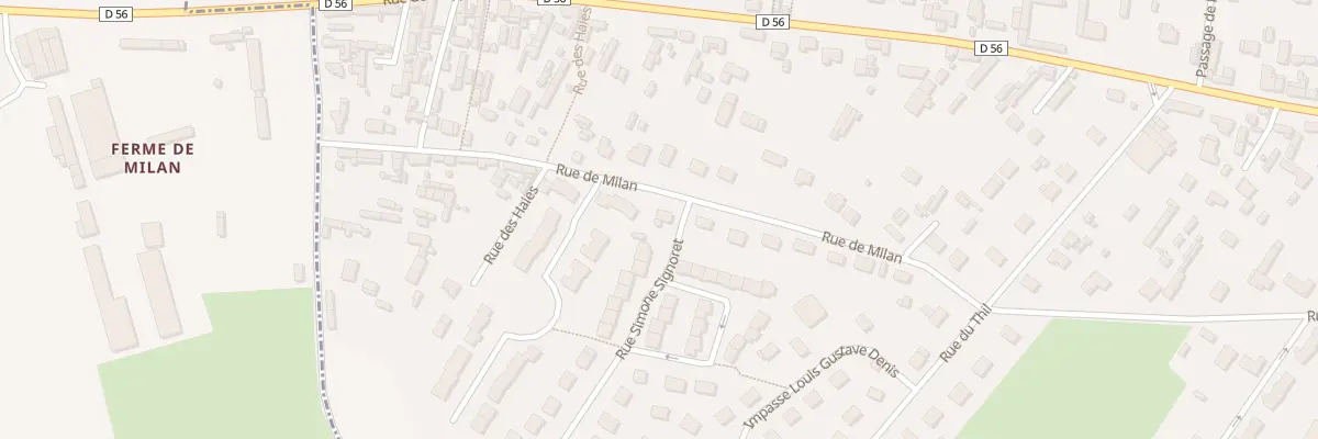 Plan du 945 Rue de Milan à Saint-Nicolas-d’Aliermont