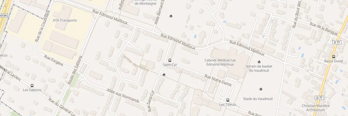 Plan du 20 Rue Saint Cyr au Vaudreuil