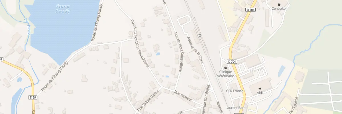 Plan du 11 Rue du Bost Saint Hilaire à Saint-Yrieix-la-Perche