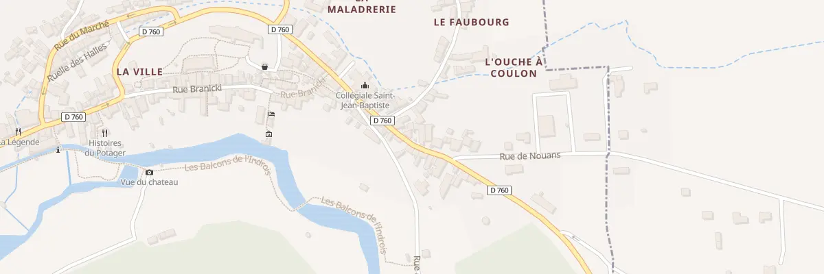 Plan du 59 Gr Grande Rue à Montrésor