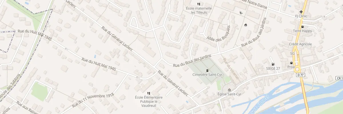 Plan du 45 Rue du Bout des Jardins au Vaudreuil