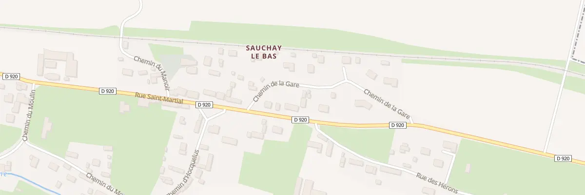 Plan du 5053 Sauchay Le Bas à Sauchay