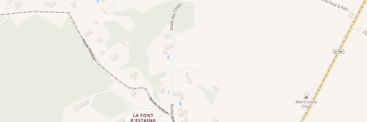 Plan du 745 Fond Estin à Marcillac-Saint-Quentin