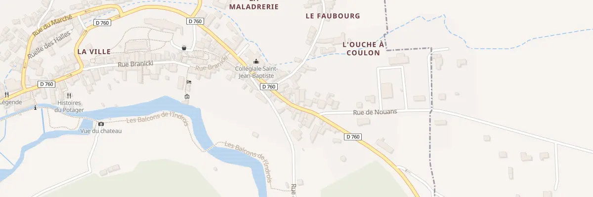 Plan du 61 Gr Grande Rue à Montrésor