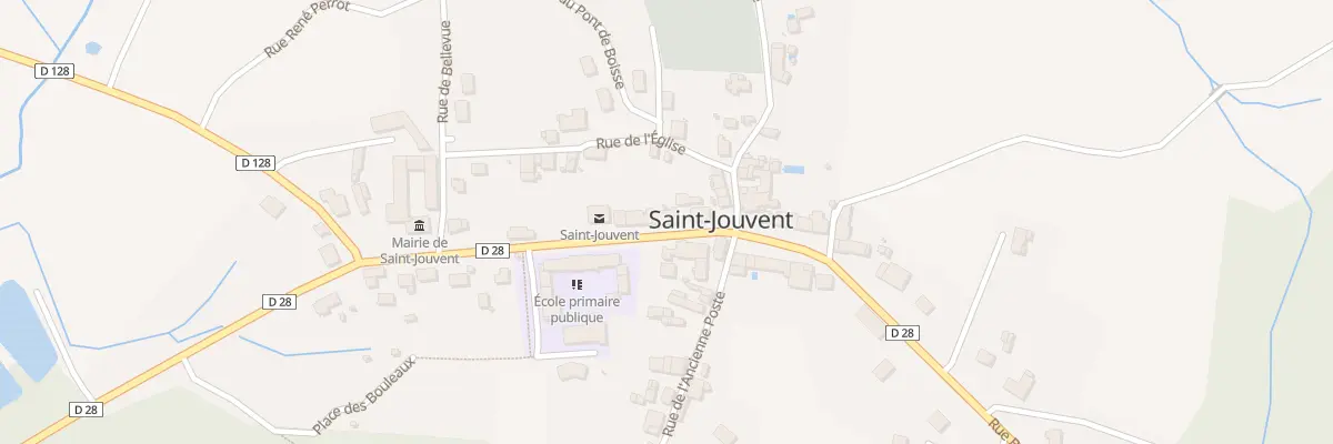 Plan du 4 Rue des Ecoles à Saint-Jouvent