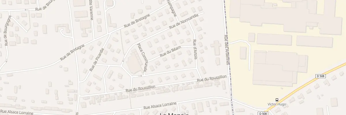 Plan du 7 Rue du Bearn au Manoir