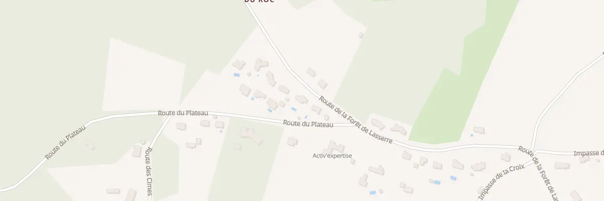 Plan du 1033 Rte de la Forêt de Lasserre à Marcillac-Saint-Quentin