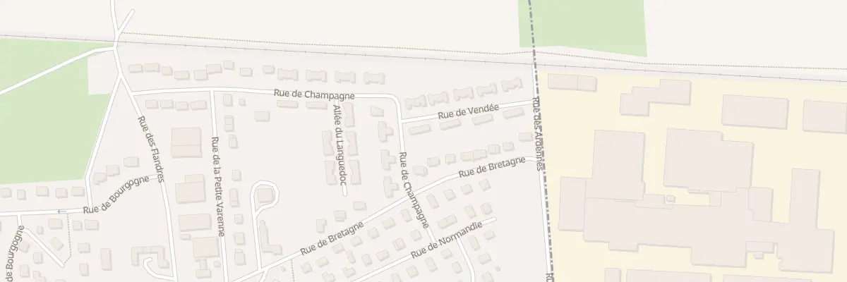 Plan du 4 Rue de Vendée au Manoir