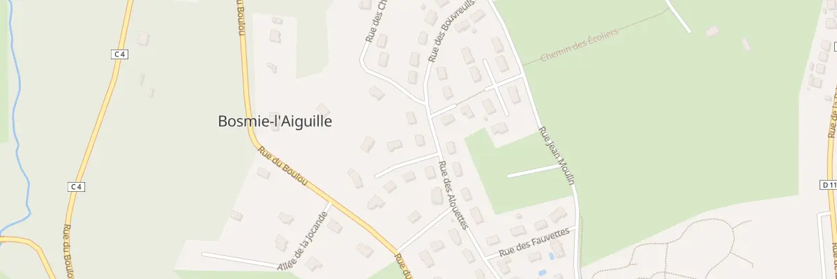 Plan du 6 Rue des Bouvreuils à Bosmie-l’Aiguille