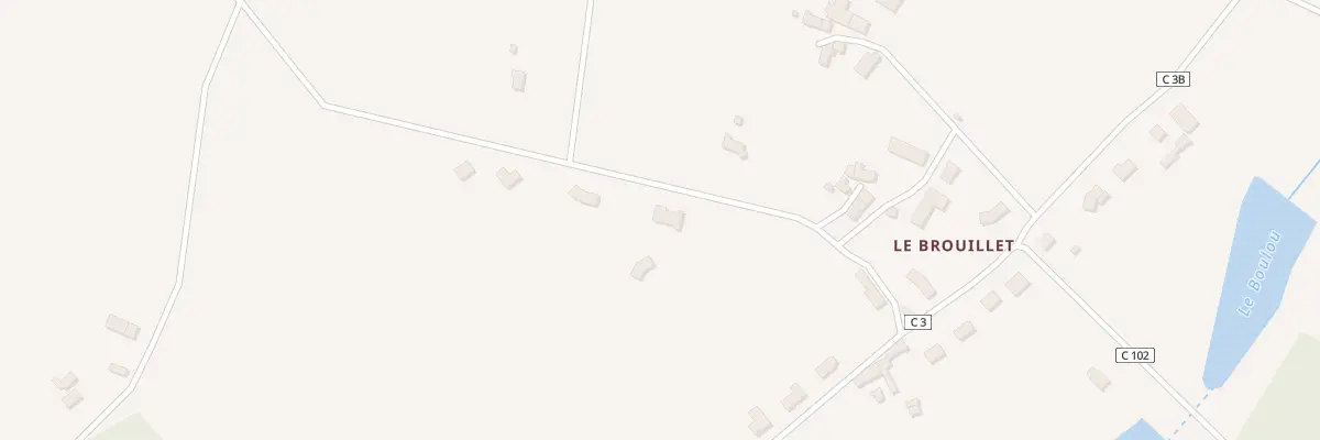 Plan du 35 Le Brouillet à Nexon