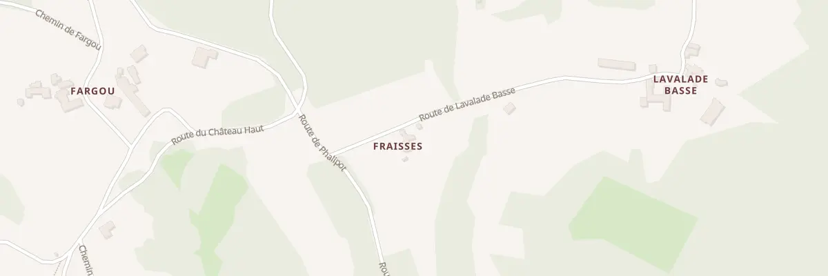 Plan du 5023 Les Vayssieres à Goujounac